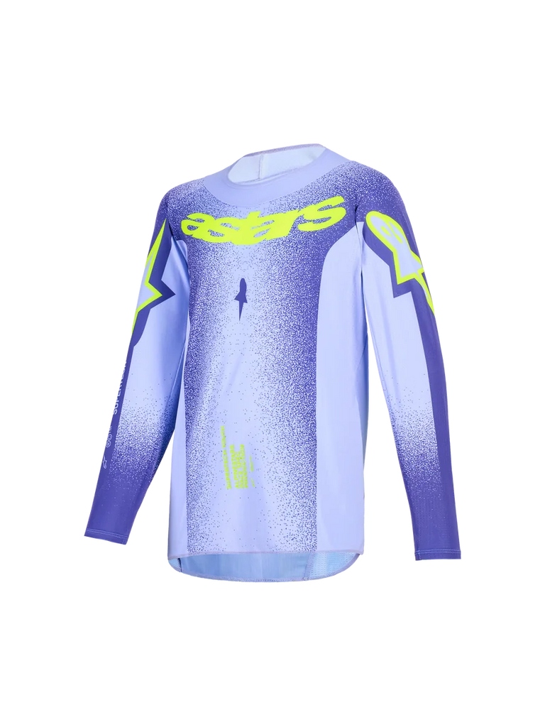 Alpinestars 2026 Youth Supertech Scenz Jersey XL / Purple/Yellow Fluo