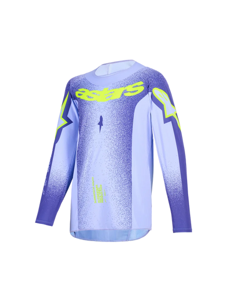 Alpinestars 2026 Youth Supertech Scenz Jersey XL / Purple/Yellow Fluo