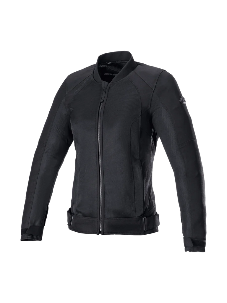 Alpinestars Eloise V2 Women's Air Jacket, Black, breathable mesh motorcycle jacket for urban road riding, Tech-Air ready.