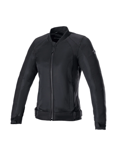 Alpinestars Eloise V2 Women's Air Jacket, Black, breathable mesh motorcycle jacket for urban road riding, Tech-Air ready.