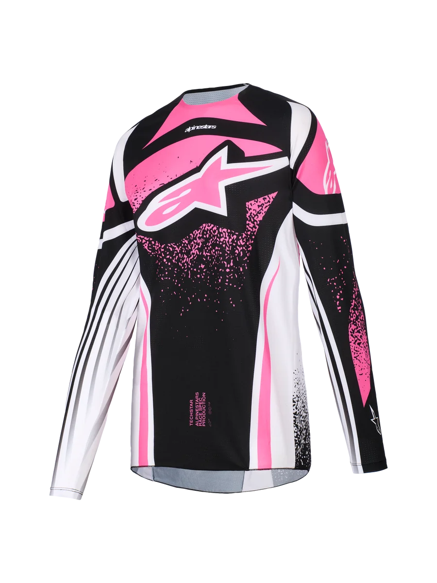 Alpinestars 2026 Stella Techstar Nomur Jersey XL / Black/White/Fuchsia