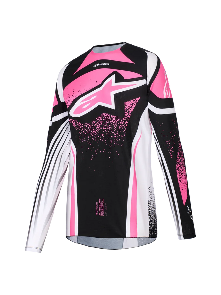 Alpinestars 2026 Stella Techstar Nomur Jersey XL / Black/White/Fuchsia