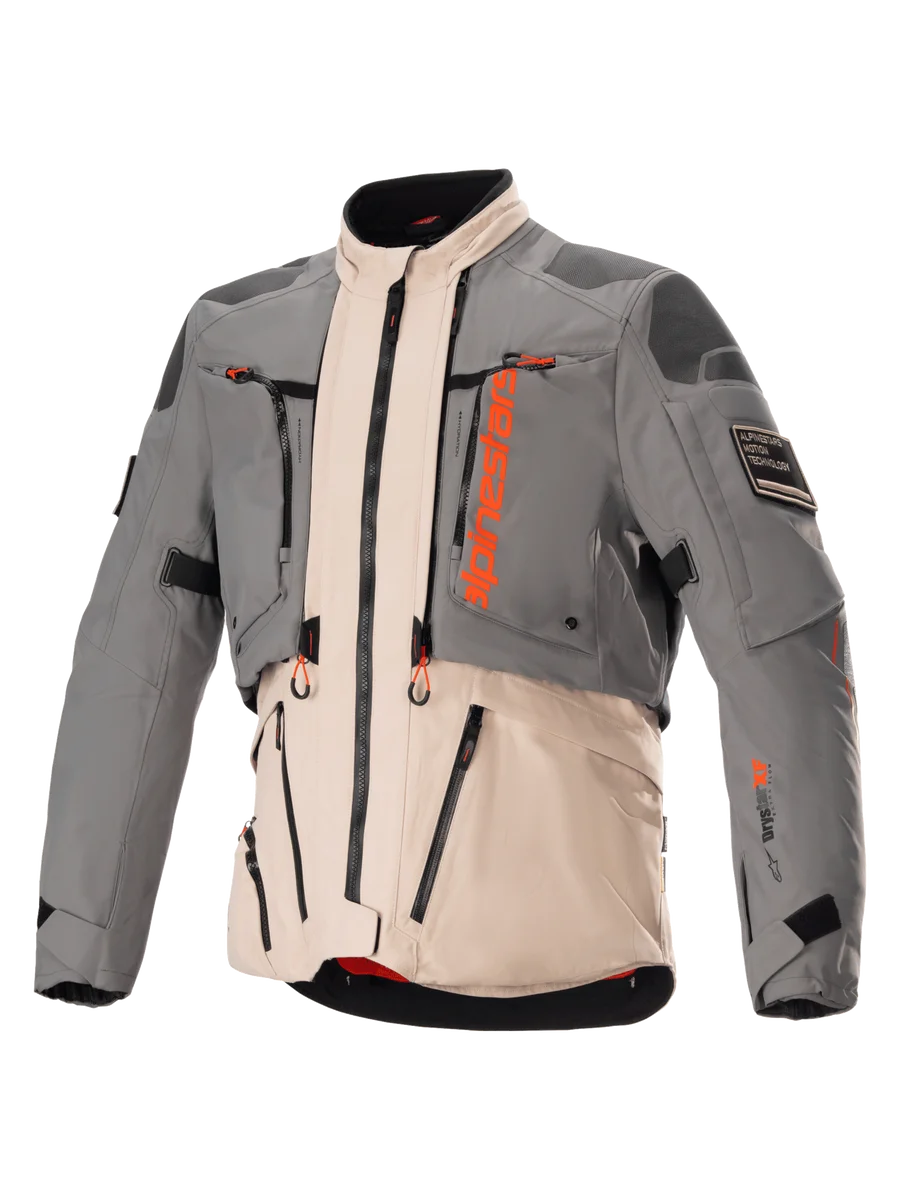 Alpinestars AMT-10R Drystar® XF Jacket 4XL / Fur Gray/Pale Brown/Spicy Orange