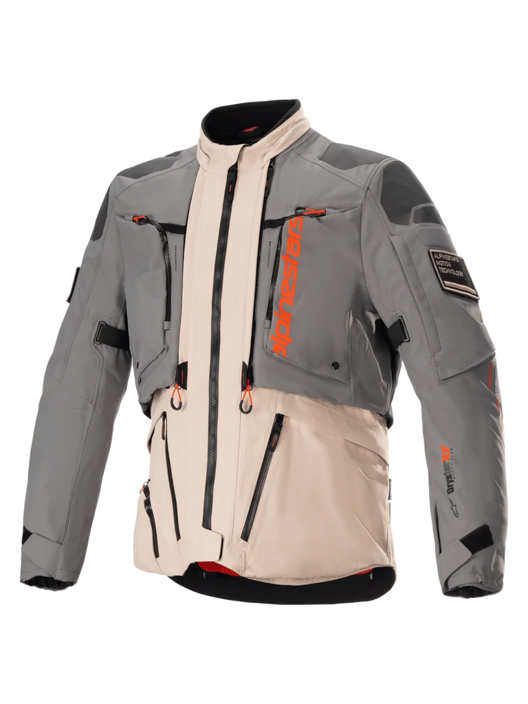 Alpinestars AMT-10R Drystar® XF Jacket 4XL / Fur Gray/Pale Brown/Spicy Orange