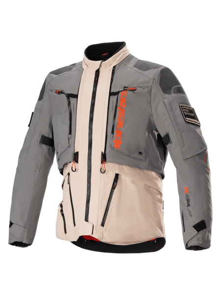 Alpinestars AMT-10R Drystar® XF Jacket 4XL / Fur Gray/Pale Brown/Spicy Orange