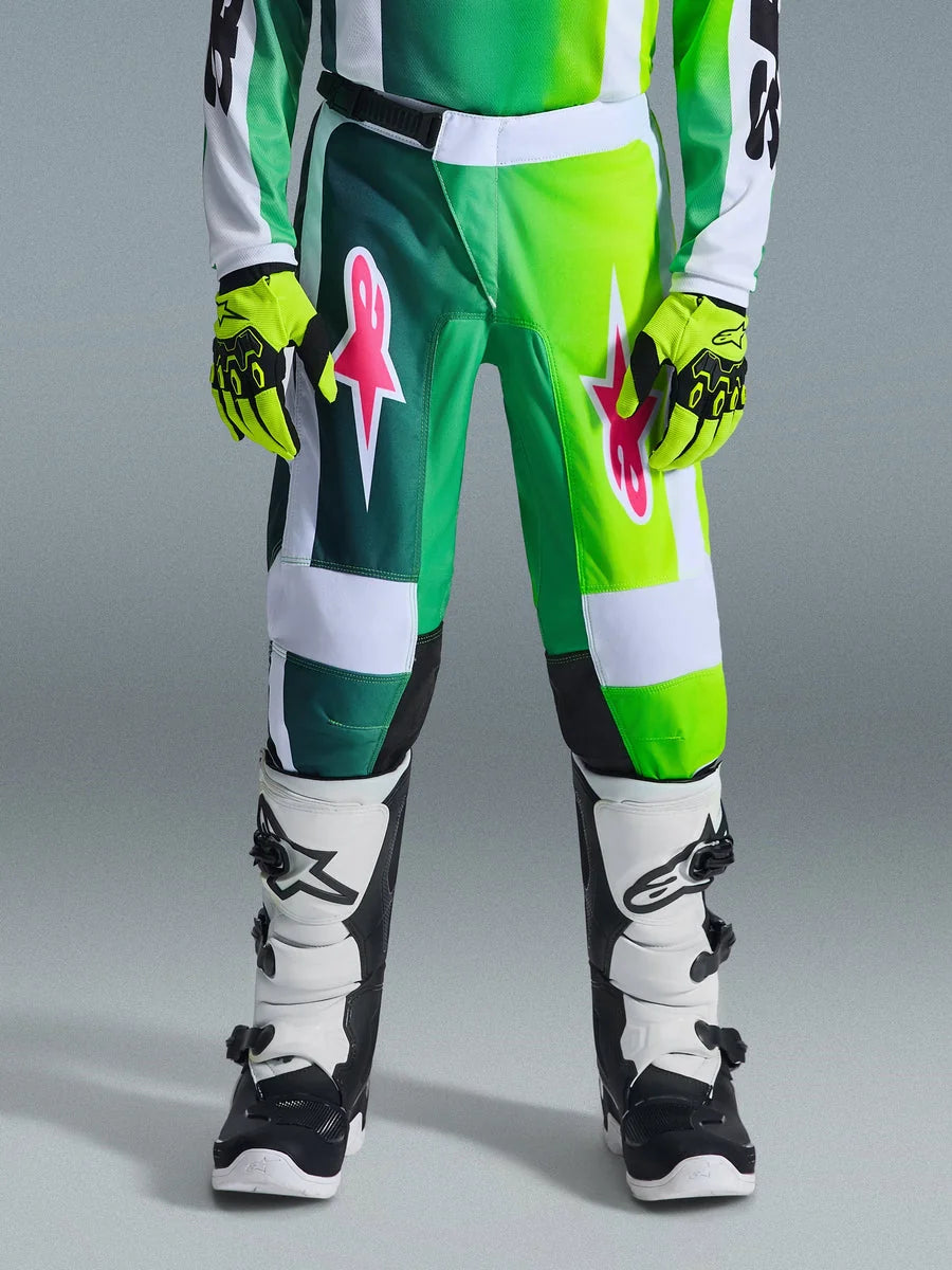 Alpinestars 2026 Youth Fluid Portl Pants 26 / Green/White/Black
