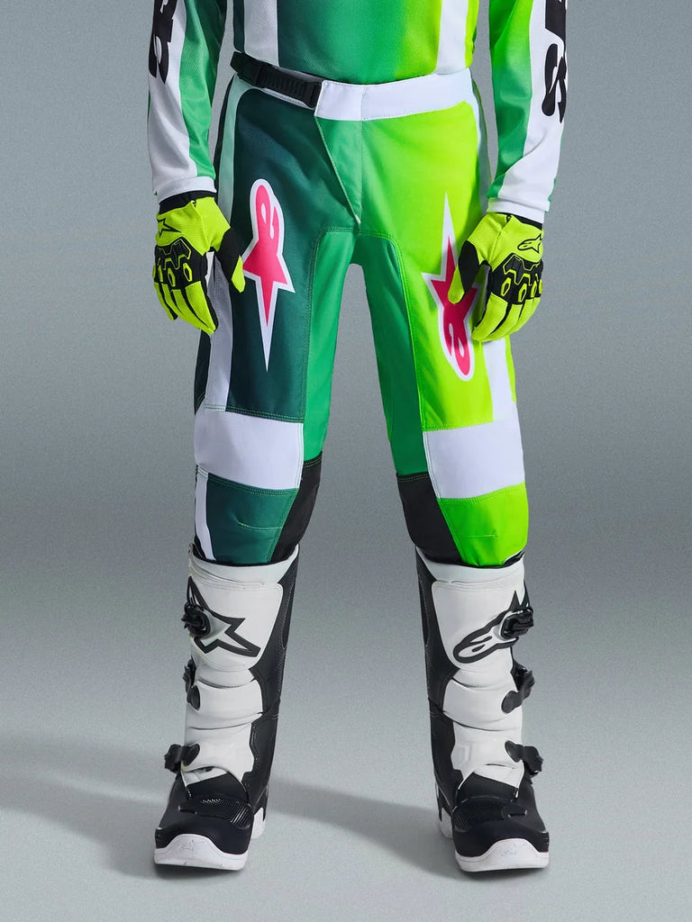 Alpinestars 2026 Youth Fluid Portl Pants 26 / Green/White/Black