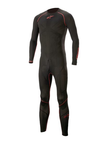 Alpinestars Ride Tech Lite 1-Piece Undersuit XL/2XL / Black/Red