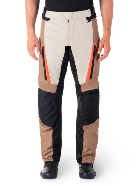 Alpinestars ST-1 Waterproof Pants 3XL / Dark Khaki Sand/Black Red Fluo