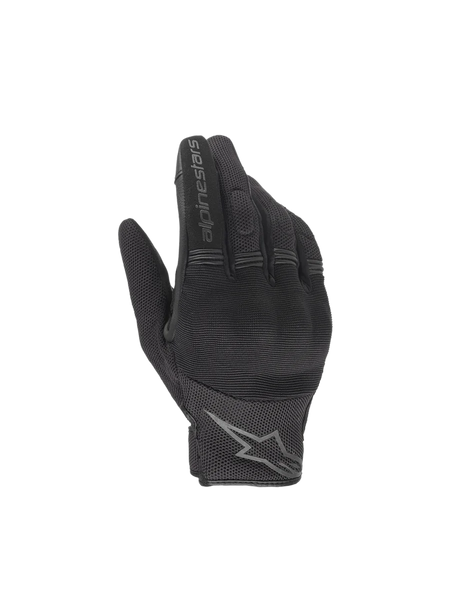 Alpinestars Stella Copper Gloves, Women's Urban Motorcycle Gloves, Black, featuring Hard Knuckle Protection and Short Cuff.