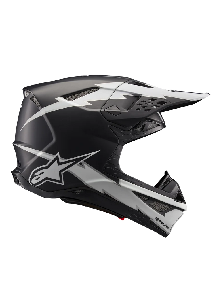 Alpinestars Supertech M10 Ampress Helmet XL / Black/White Matte