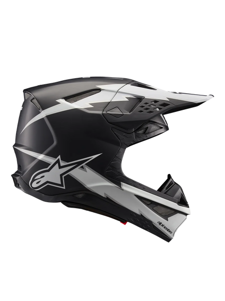 Alpinestars Supertech M10 Ampress Helmet XL / Black/White Matte