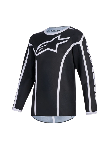 Alpinestars 2026 Youth Fluid Apex Jersey M / Black/Gray