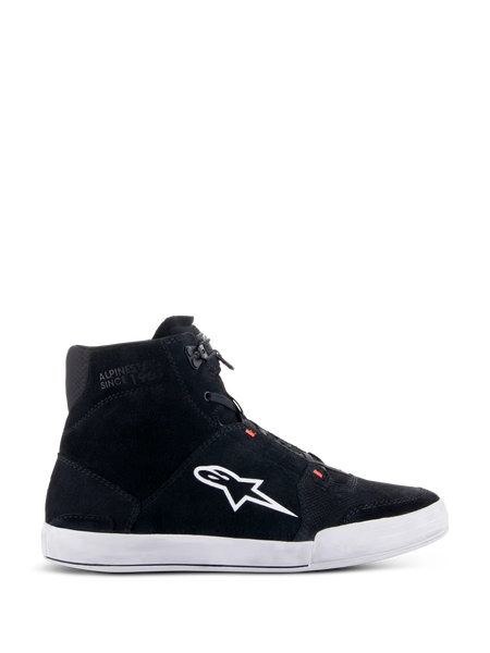 Alpinestars Chrome Shoes 10 / Black/Cool Gray/Red Fluo