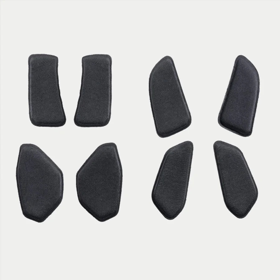 Alpinestars BNS Soft Pad Set, Black, Eight-piece replacement comfort padding kit for BNS neck support systems, shaped foam inserts for MTB and Off-Road riding