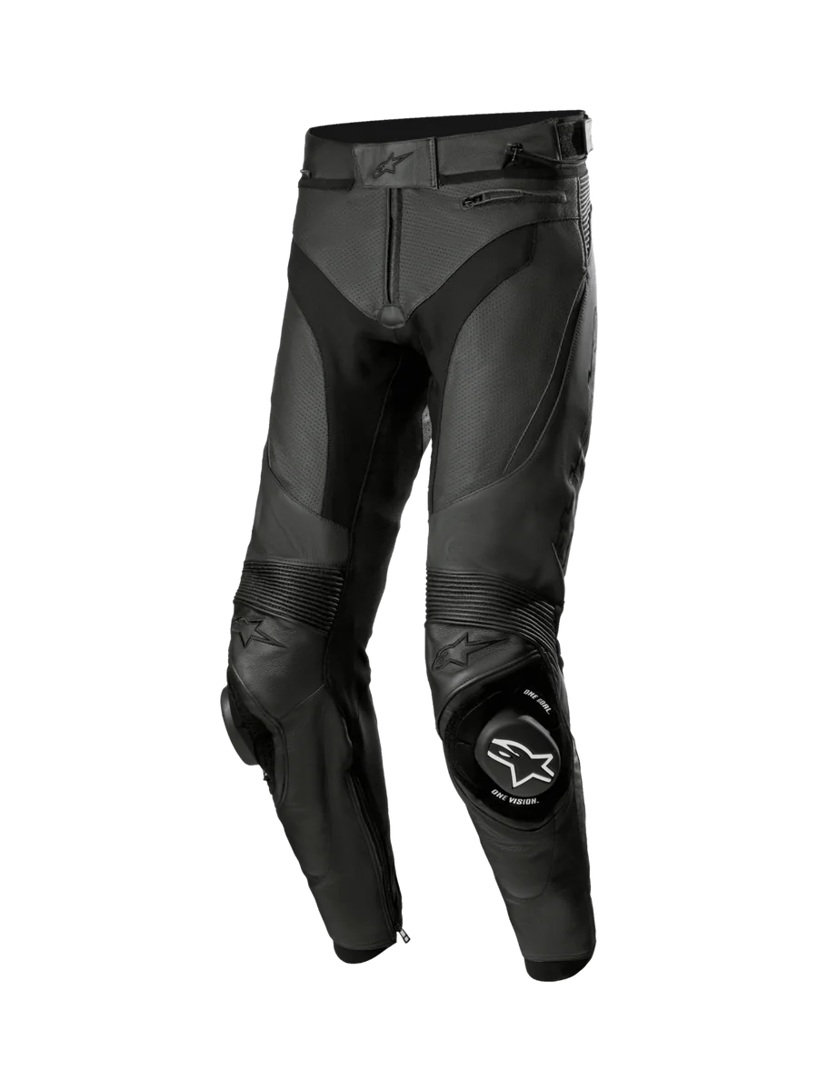 Alpinestars Missile V3 Airflow Leather Pants 52 / Black/Black