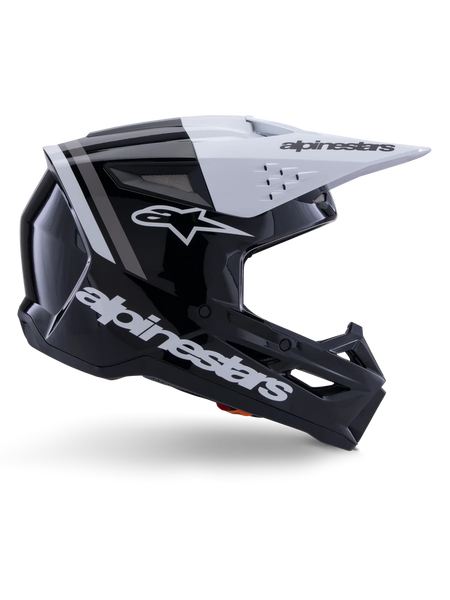Alpinestars SM3 Radium Helmet ECE06/DOT 2XL / Black/White/Gray Glossy