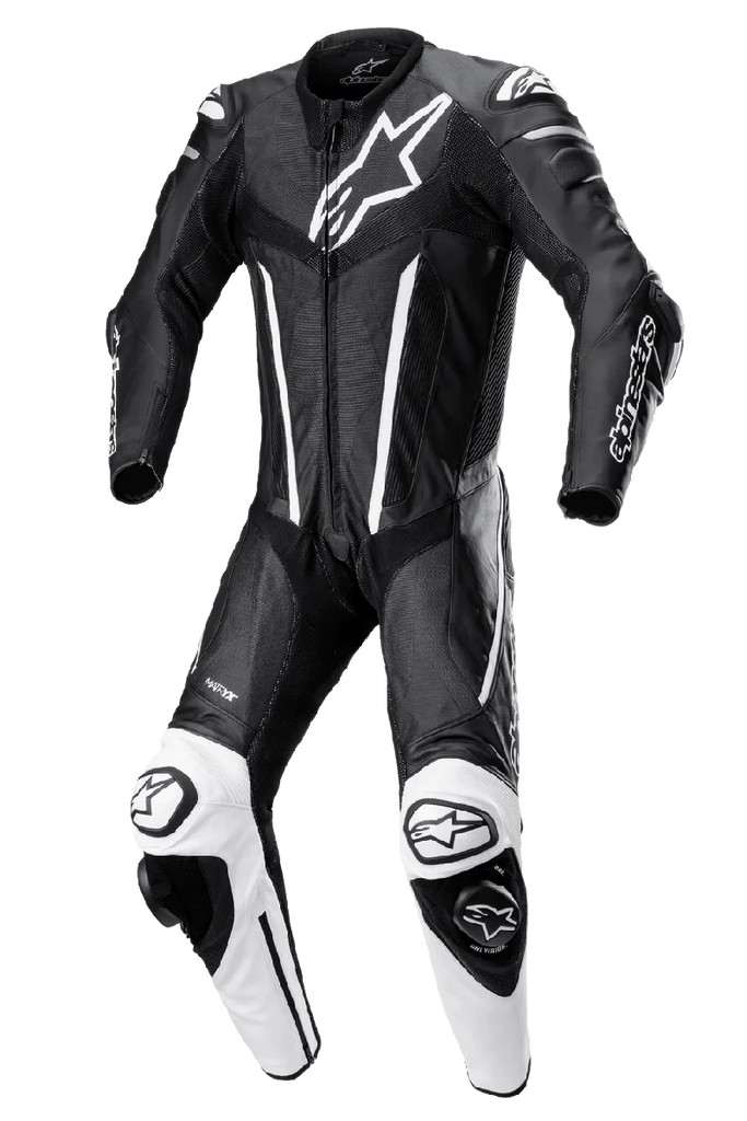 Alpinestars Fusion 1-Piece Leather Suit 58 / Black/White