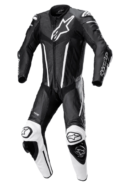 Alpinestars Fusion 1-Piece Leather Suit 58 / Black/White