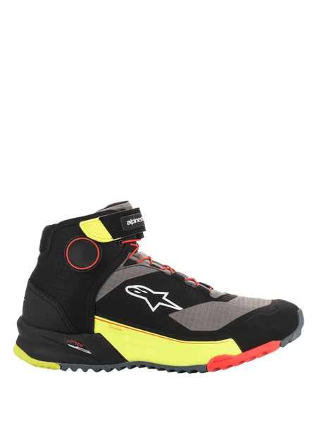 Alpinestars CR-X Drystar® Riding Shoes 14 / Black/Yellow Fluorescent/Red Fluorescent