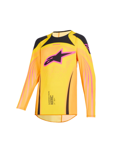 Alpinestars 2026 Youth Supertech Nomur Jersey XL / Orange/Yellow Pink