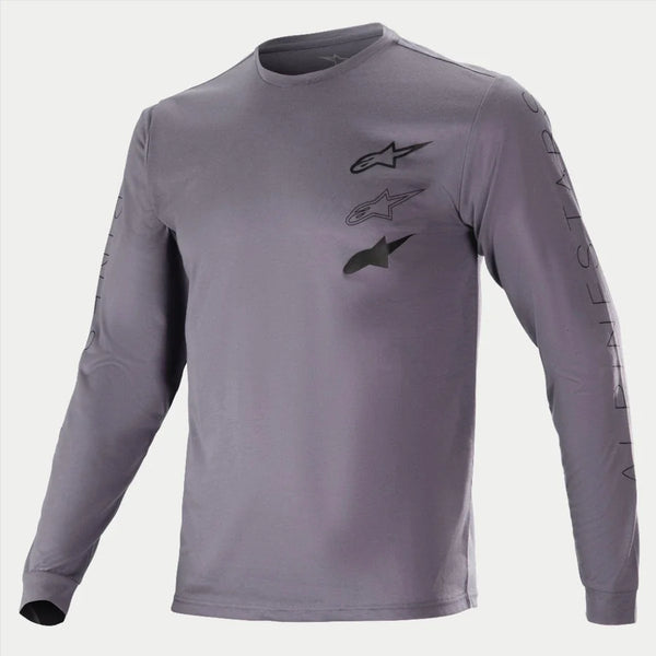 Alpinestars Lead Tech Tee -  Long Sleeve 2XL / Sparrow Gray