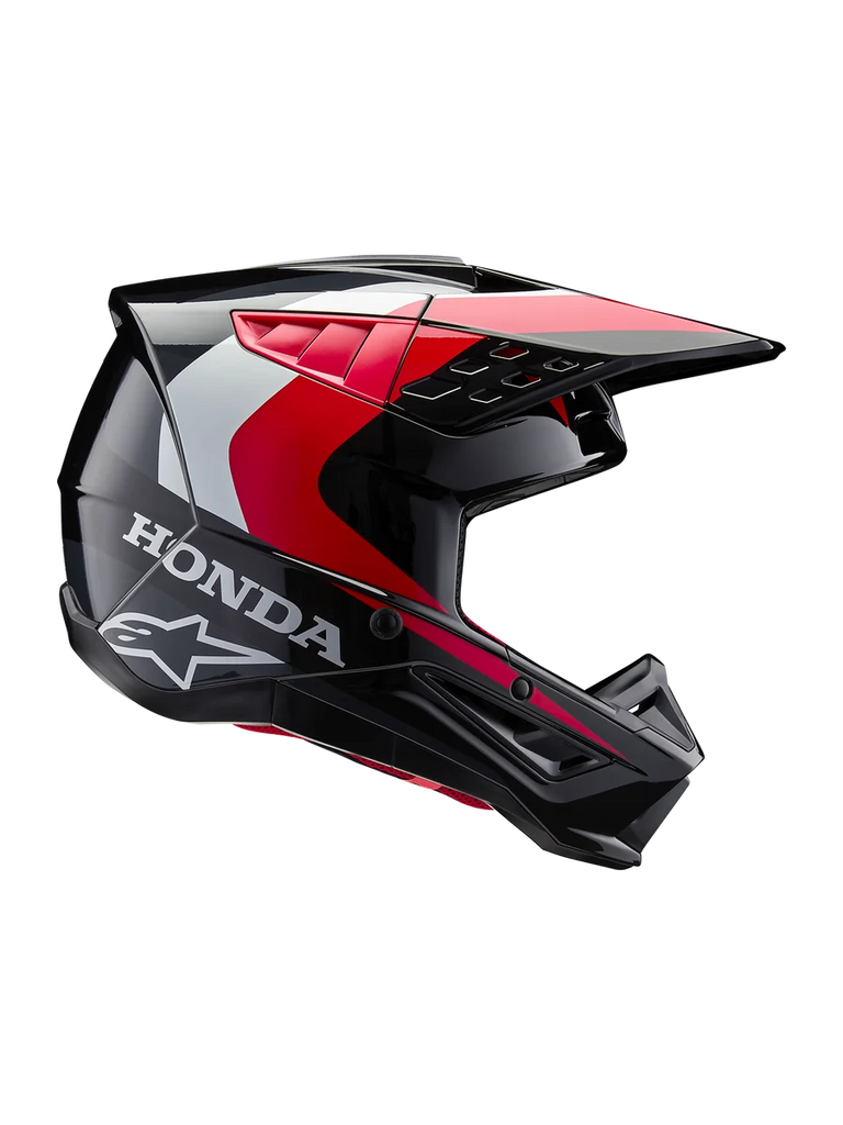 Alpinestars Honda SM5 Helmet 2XL / Black/Red Glossy