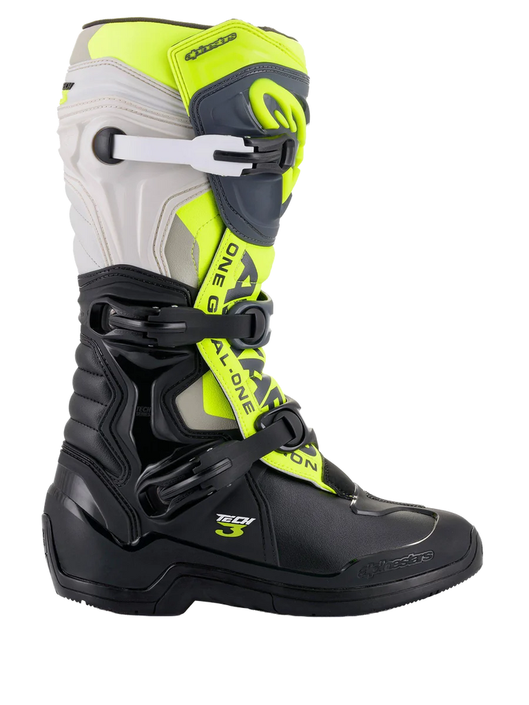 Alpinestars Tech 3 Boots - PC 16 / Black/Gray/Yellow Fluo
