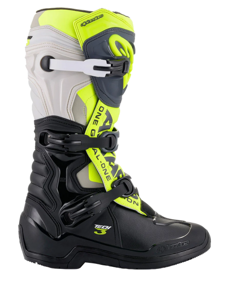 Alpinestars Tech 3 Boots - PC 16 / Black/Gray/Yellow Fluo