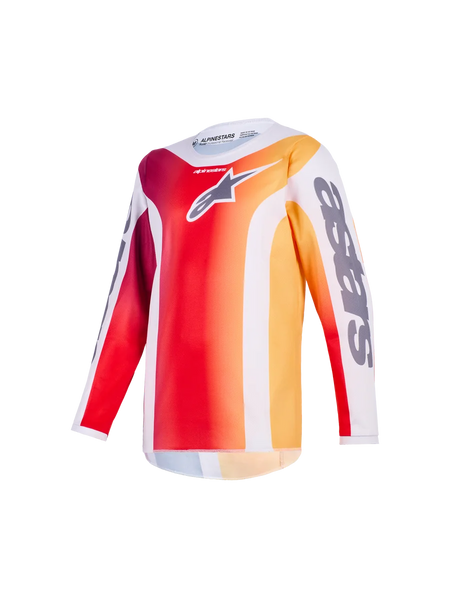Alpinestars 2026 Youth Fluid Portl Jersey XL / Red Light/Gray/Dark Gray