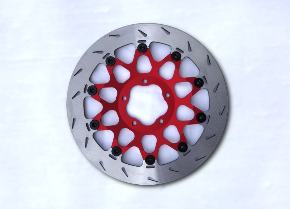 ALTH vented and floating front brake rotor