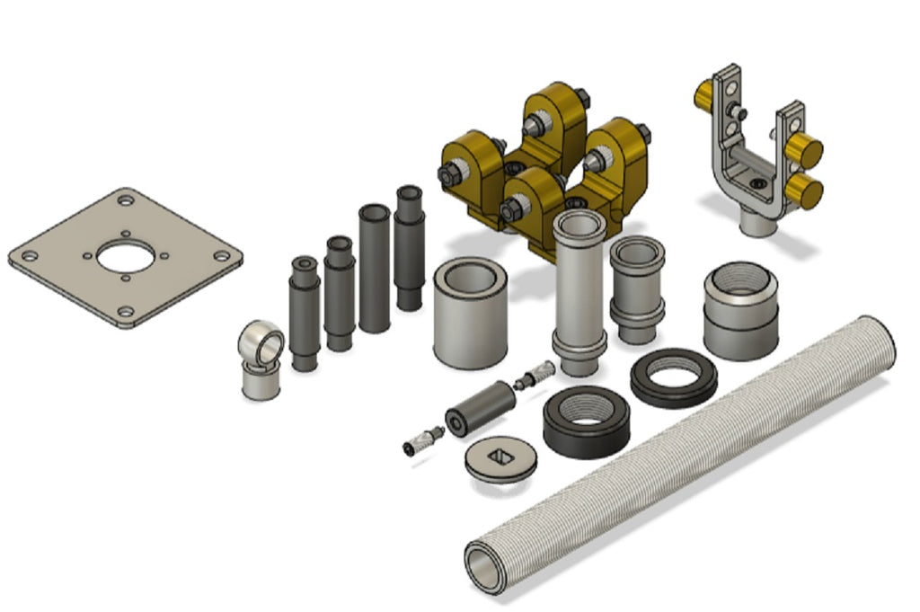 Andreani MTB adapters kit for DS1 (1000/DS1.EXTENSION not included) – 1000/DS1.MTB