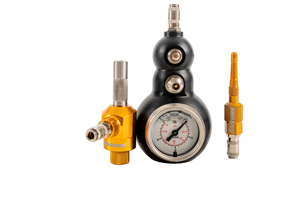 Andreani Universal suspension pressurisation kit (scale 0-40 bar) - Quick-connect coupling hose – 1006/1R