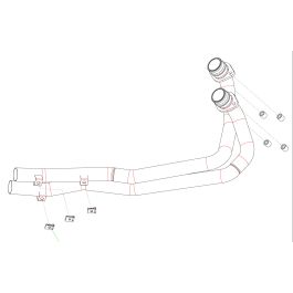 Arrow 72091PD collectors for Yamaha XTZ750 Super Tenere