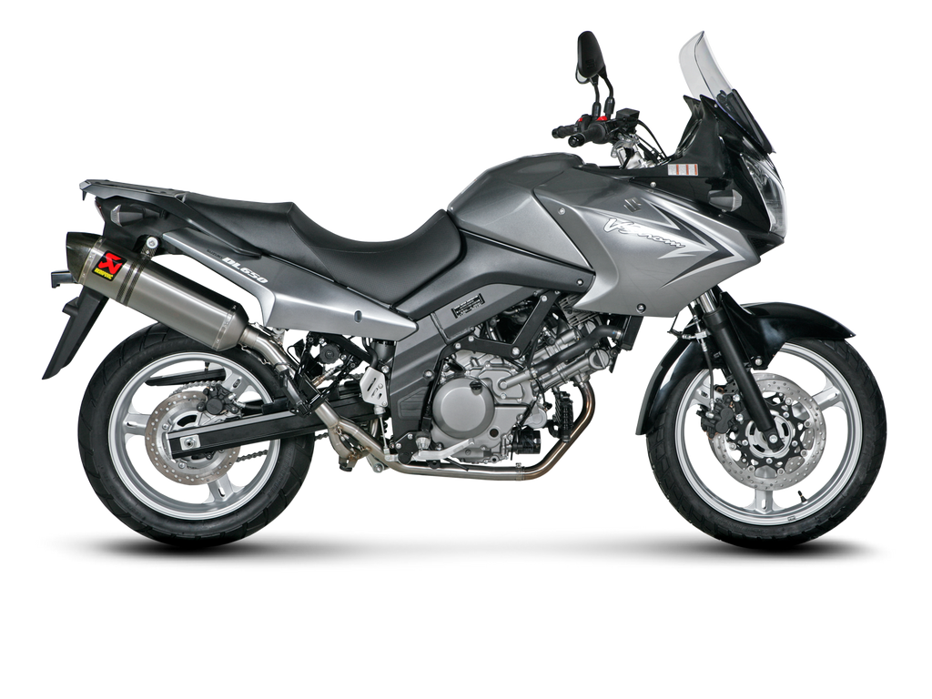 AKRAPOVIC Suzuki V-STROM 650 2017-2024 Racing Line (Titanium) S-S6R9-WT