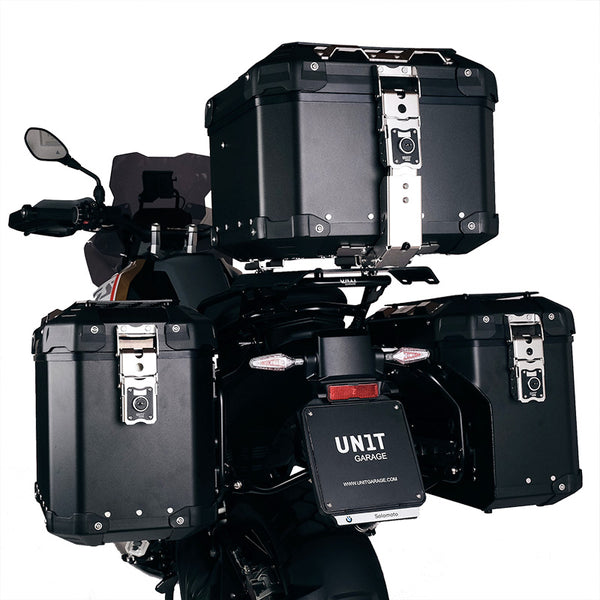 Unit Garage DPS-UGSET-4653 Atlas Aluminium Top Case 44L universal + Pan America plate for Atlas top case with support