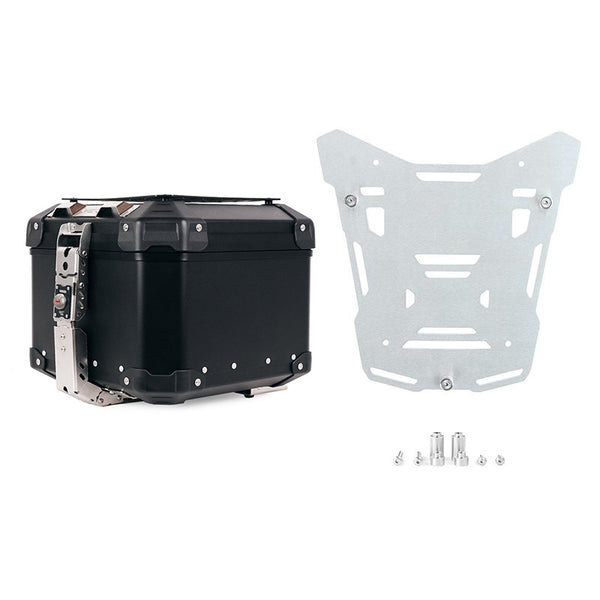 Unit Garage DPS-UGSET-4797 Atlas Aluminium Top Case 44L universal + Atlas Silver top case plate for original BMW R1300GS luggage rack 