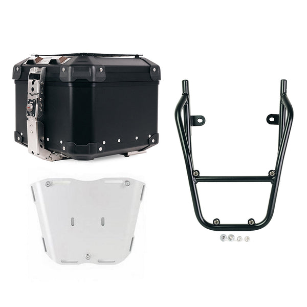 Unit Garage DPS-UGSET-4647 Atlas Aluminium Top Case 44L universal + BMW CE 02 luggage rack with passenger grip