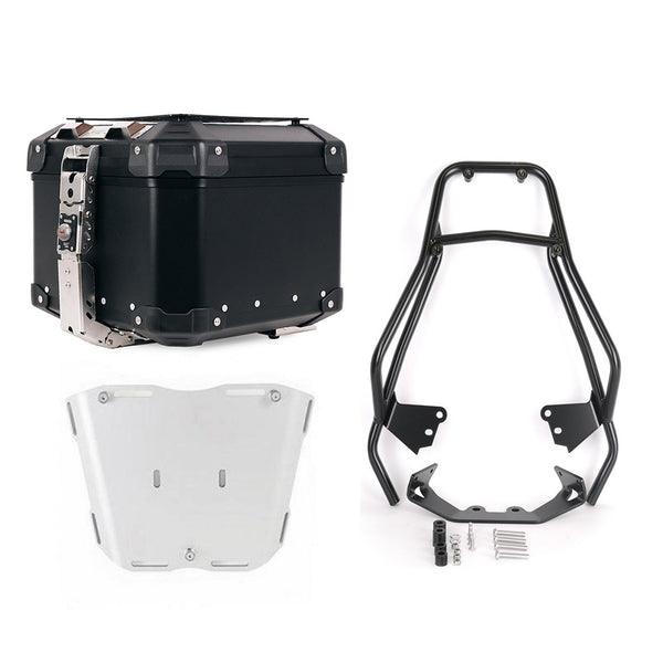 Unit Garage DPS-UGSET-5074 Atlas Aluminium Top Case 44L universal + BMW F450GS luggage rack with passenger grip