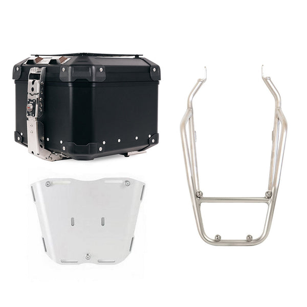 Unit Garage DPS-UGSET-4654 Atlas Aluminium Top Case 44L universal + Rear luggage rack with passenger grip Triumph Scrambler 1200 X & XE