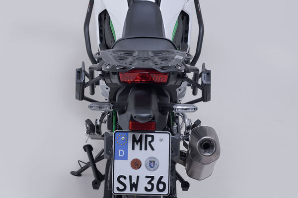 SW-MOTECH Legend Gear Side Bag system V-LOC for Akrapovic BC.HTA.08.084.22100
