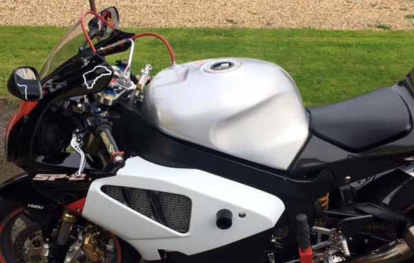 BEATER Honda RVT1000R Hair-lined Aluminum fuel tank