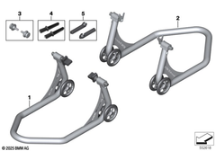 BMW Motorrad S1000RR Adapter For Auxiliary Stand, Sport – 77025A0A461