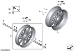 BMW 36318388689 original parts diagram