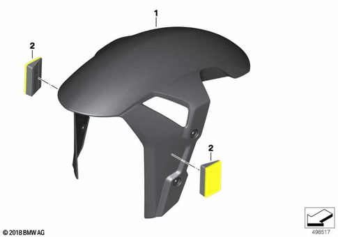 BMW S1000RR OEM diagram; part 63141540587