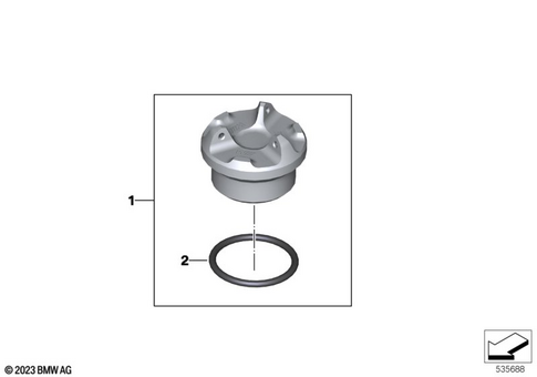 BMW S1000RR OEM diagram; part 11148358847