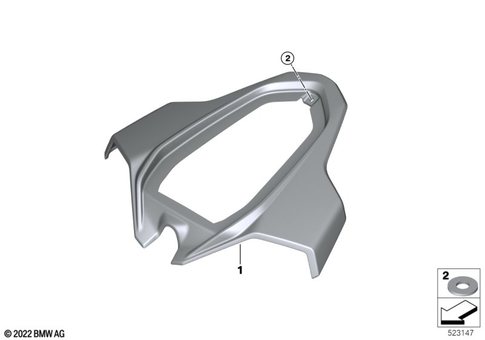 BMW S1000RR OEM diagram; part 46638554372