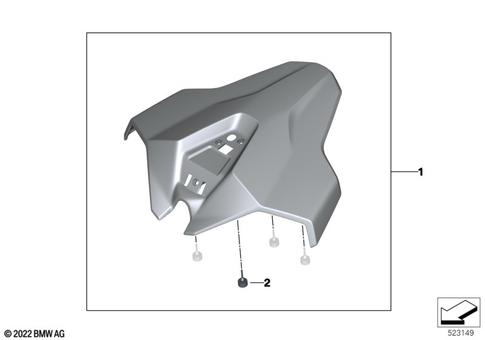 BMW S1000RR OEM diagram; part 52537677424