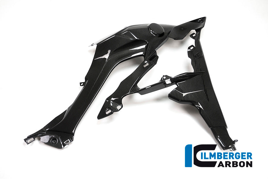Ilmberger Carbon | Radiator Cover incl batch holder (right side)  - BMW S 1000 XR MY 2015-2019 — BMW S 1000 XR from 2015 2019