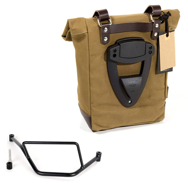 Unit Garage U001+5501DX Canvas side pannier 10L-14L + Right Frame BMW F450GS